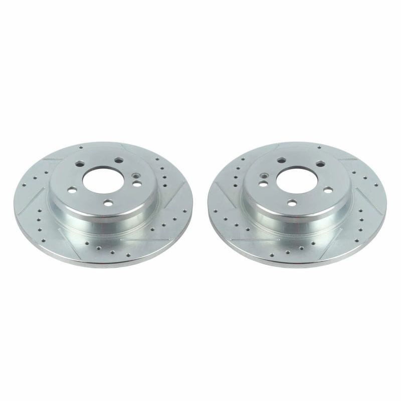 PowerStop — PowerStop Evolution Performance Drilled, Slotted & Plated Brake Rotor Pair