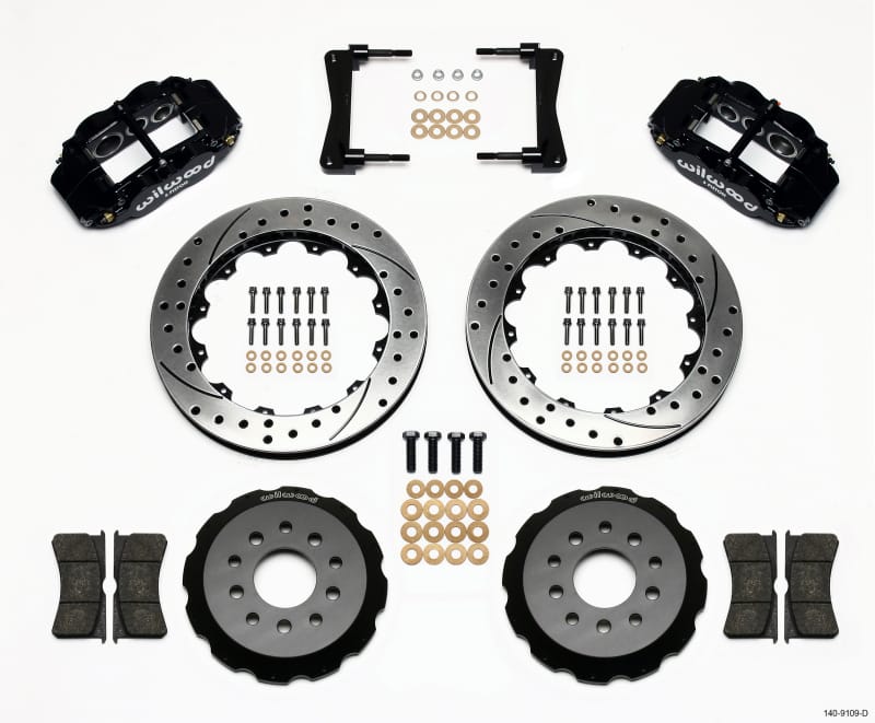 Wilwood — KIT,FRONT,MUSTANG,2005,FNSL6R,13.00 ROTOR,PERF DRILLED