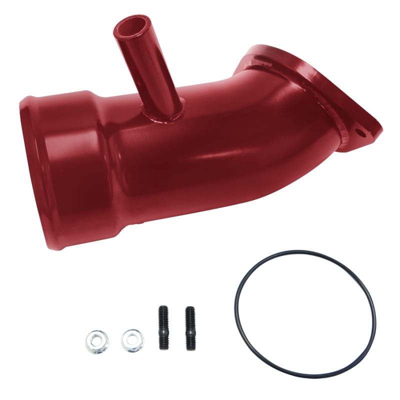 Wehrli — Intake Horn, 3.5in., for 17-19 Duramax L5P, WCFab Red