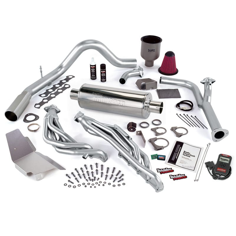 Banks Power — PowerPack Bundle w/AutoMind Chip, Chrome tip for 1999-2004 Ford F250/F350 6.8L
PowerPackÂ® Bundle