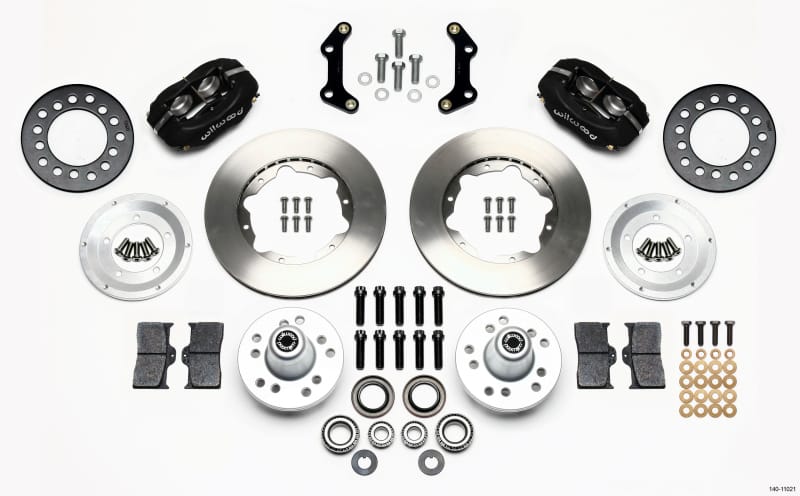 Wilwood — KIT,FRONT,B&E BODY,70-72,DISC,FDLI,11.00 BLACK POWDER COAT