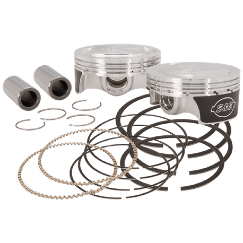 S&S Cycle — S&S Cycle 2007+ BT 3-7/8in x 4-3/8in Piston Set - Standard