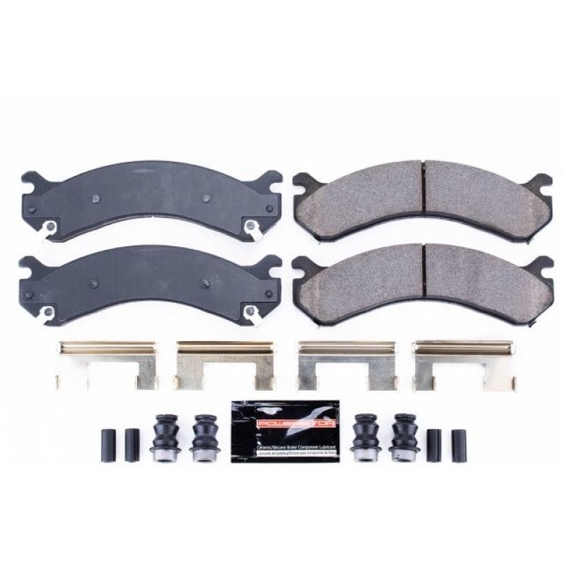 PowerStop — PowerStop - Z23 Daily Driver Carbon-Fiber Ceramic Brake Pads with Hardware Kit