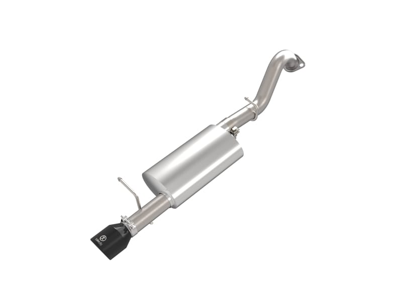 aFe — Takeda 2-1/2 IN 304 Stainless Steel Axle-Back Exhaust System w/ Black Tip