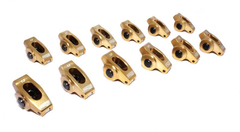 COMP Cams — Ultra-Gold ARC Break-In Rocker Set w/ 1.3 Ratio for Chevrolet V6 w/ 7/16" Stud
Ultra ARC Break-In Rocker Set w/ 1.3 Ratio for Chevrolet V6 w/ 7/16" Stud