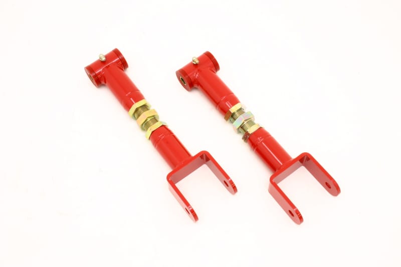 BMR Suspension — Upper Control Arms, DOM, On-car Adjustable, Poly Bushings, Extended Length