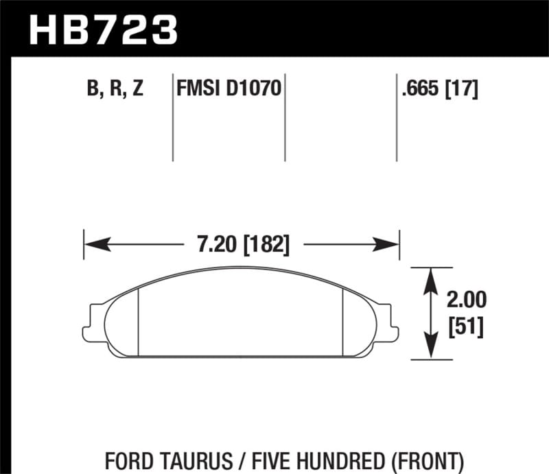 Hawk Performance — HPS 5.0 Disc Brake Pad