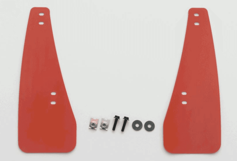 Cusco — Cusco 2023+ Toyota GR Corolla (GZEA14H) AWD Front Red EVA Mud Flaps - Set of 2