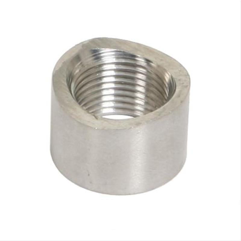 Kooks Headers — O2 Sensor bung. Stainless Steel. M18 x 1.50 Threads. Coped on one side.