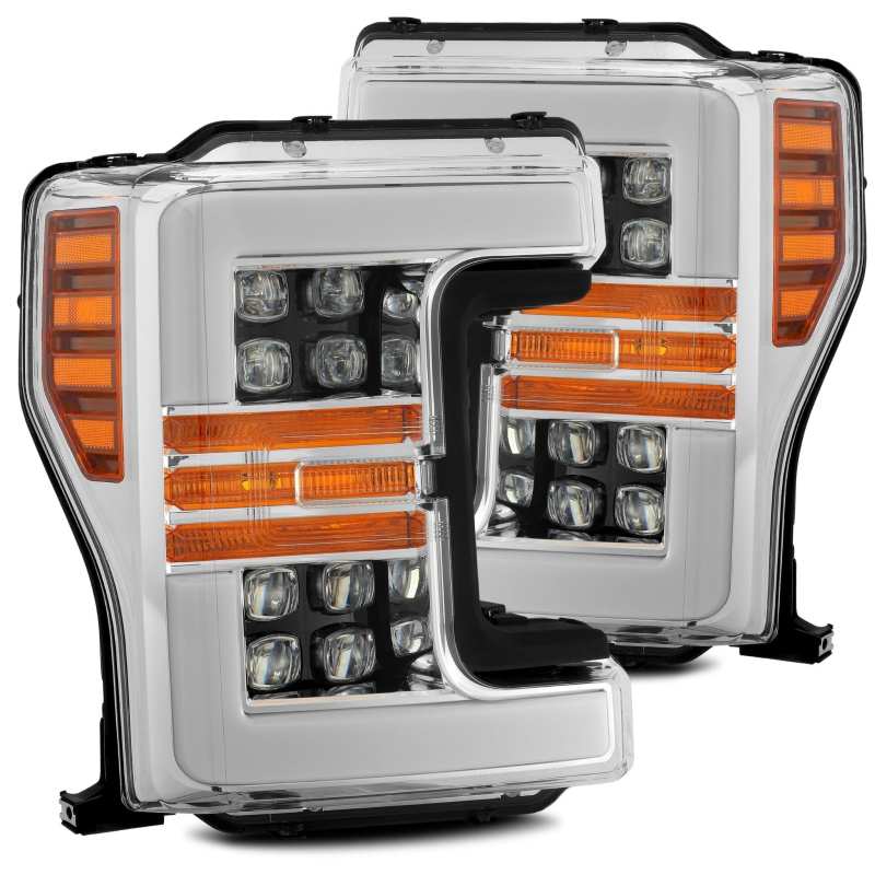 AlphaRex — LED Projector Headlights Plank Style Design Chrome