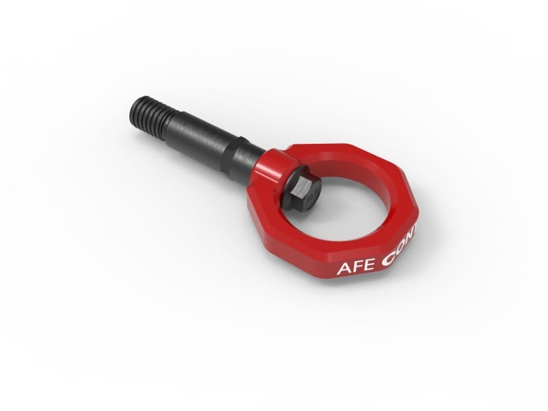 aFe — aFe CONTROL Rear Tow Hook Red
