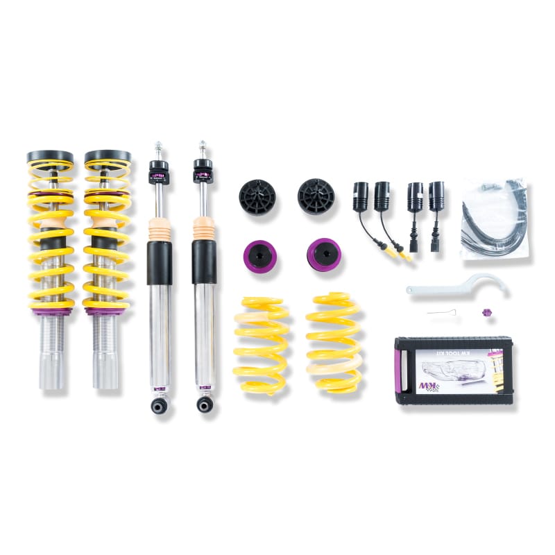 KW — Height Adjustable Coilovers with Independent Compression and Rebound Technology
KW COILOVER KIT V3 BUNDLE - 352100AU