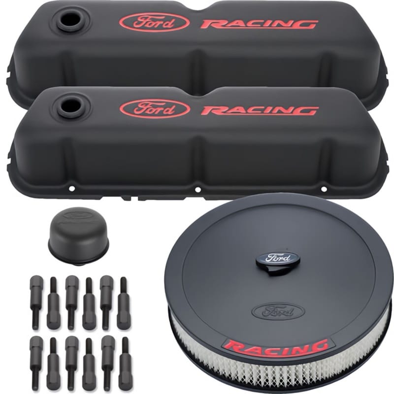 Ford Racing — Ford Racing Complete Dress Up Kit, Black Crinkle Finish
Complete Dress Up Kit