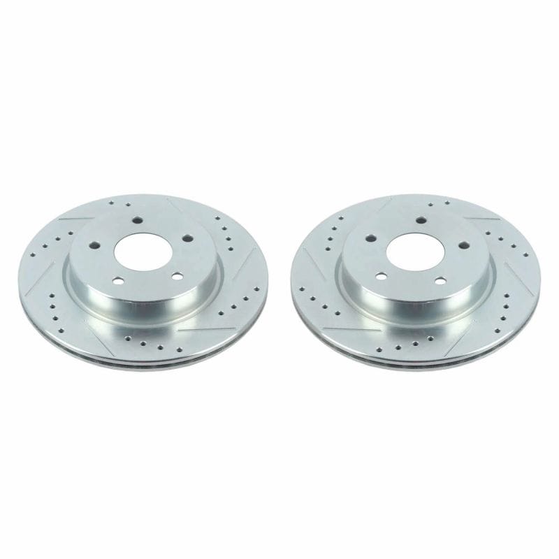 PowerStop — PowerStop Evolution Performance Drilled, Slotted & Plated Brake Rotor Pair