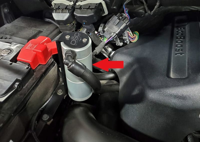 J&L — J&L 11-19 Ford F-150 2.7L/3.5L/5.0L Passenger Side Oil Separator 3.0 Cannister Extension - Clear
Oil Separator