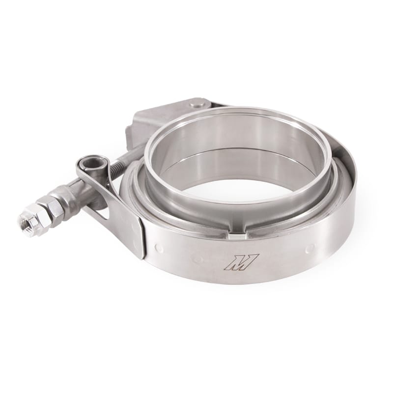 Mishimoto — Aluminum V-Band Clamp w/Flanges, 4in (101.6mm)