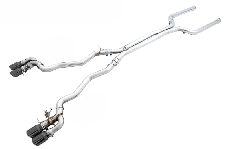 AWE Tuning — AWE SwitchPath™ Catback for BMW F90 M5 - Diamond Black Tips