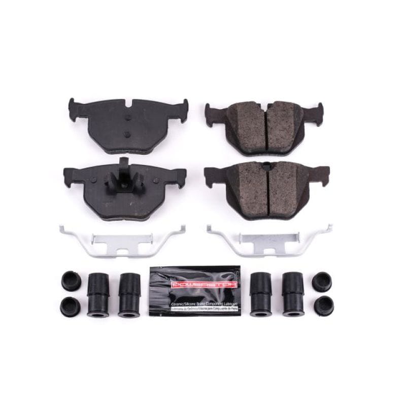 PowerStop — PowerStop - Z23 Daily Driver Carbon-Fiber Ceramic Brake Pads with Hardware Kit
