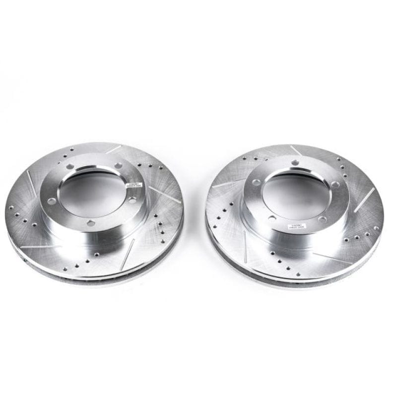 PowerStop — PowerStop Evolution Performance Drilled, Slotted & Plated Brake Rotor Pair
