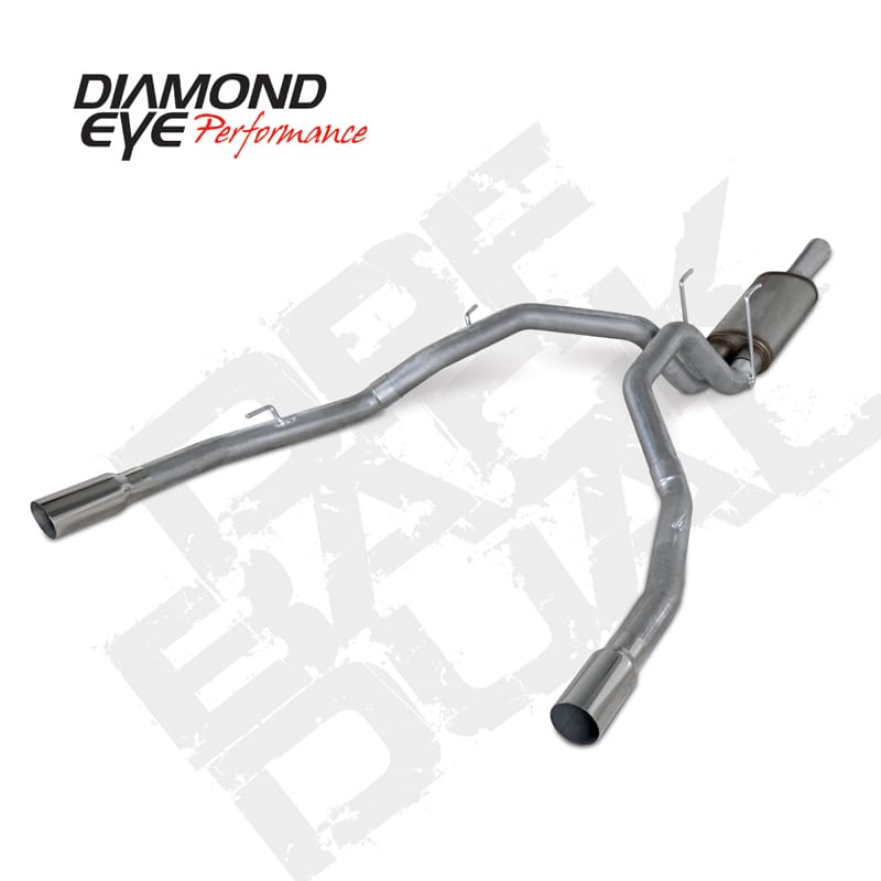 Diamond Eye Performance — 2014 RAM 3.0L ECO-DIESEL 1500 3" DPF BACK DUAL 409 STAINLESS