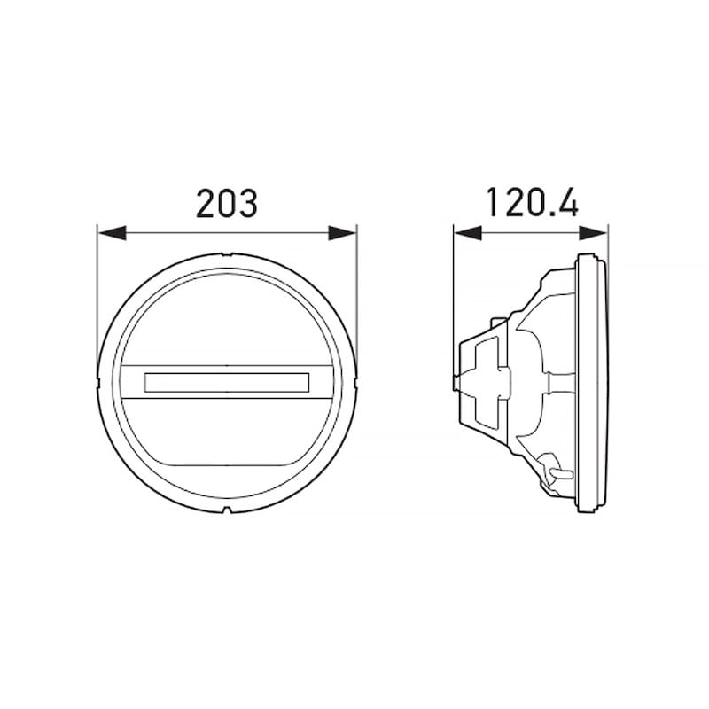 Hella — HELLA Auxiliary Light 241449011