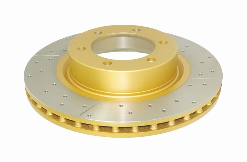 DBA — Street Series Rotor - Cross Drilled/Slotted Uni-Directional Rotor
Front Street Series XGold Brake Rotor