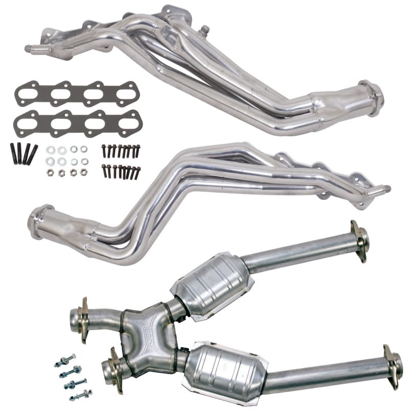 BBK — Long Tube Exhaust Header w/Catted Mid X Pipe