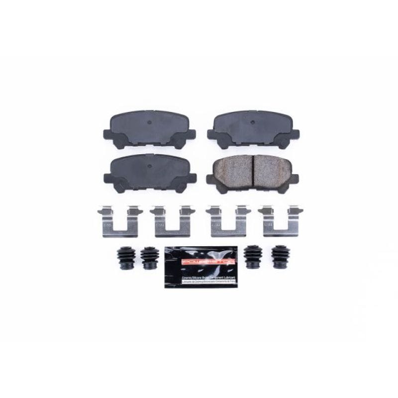 PowerStop — PowerStop - Z23 Daily Driver Carbon-Fiber Ceramic Brake Pads with Hardware Kit