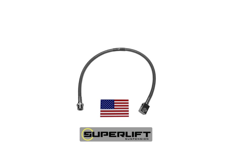 Superlift — Bulletproof Brake Hose - Rear - 77-86 Jeep CJ w/ 2-4" Lift
Bulletproof Brake Hose-Rear-77-86 Jeep CJ w/2-4in. Lift