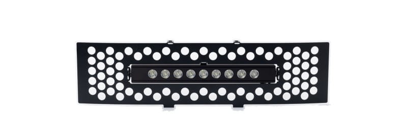 Putco — Putco 11-14 Ford F-150 - EcoBoost Bumper Grille Inserts - Black SS Punch w/ 10in Luminix Light Bar
BmprValanceGrilleIns