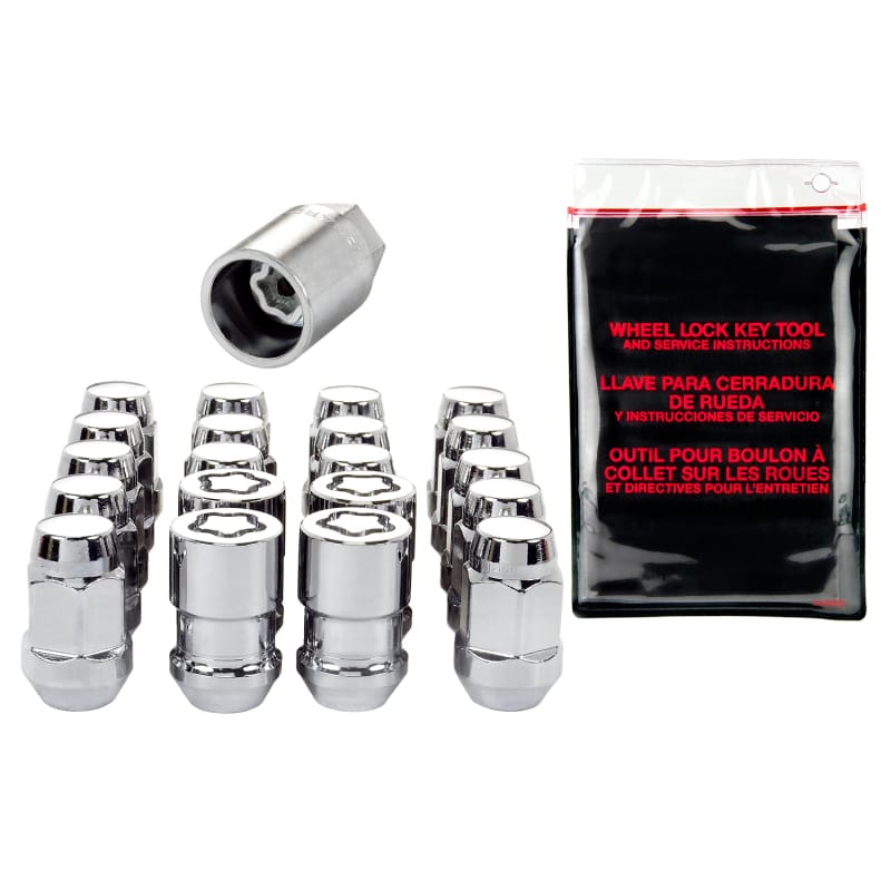 McGard — Bulge Cone Seat Exposed Style Wheel Installation Kit-Chrome