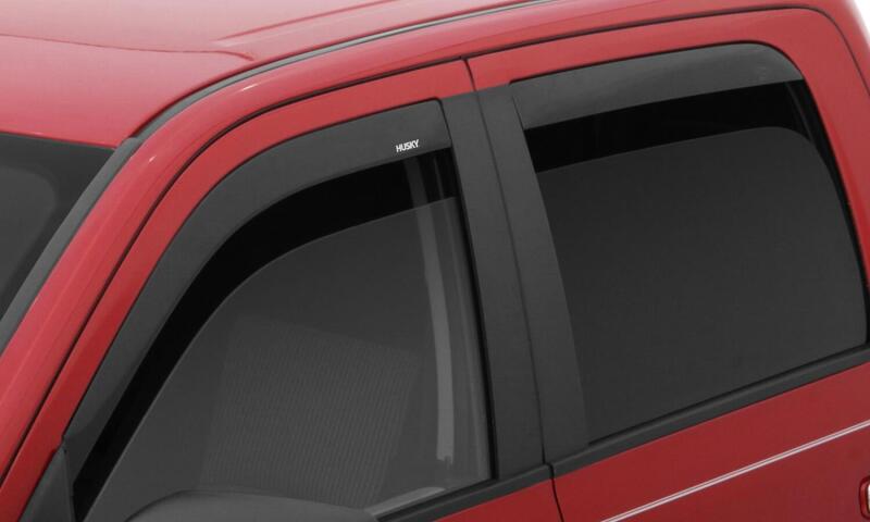 Husky Liners — Low Profile Ventvisor Deflector; Smoke; In-Channel Mount; 4 pc.