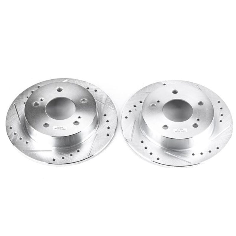 PowerStop — PowerStop Evolution Performance Drilled, Slotted & Plated Brake Rotor Pair