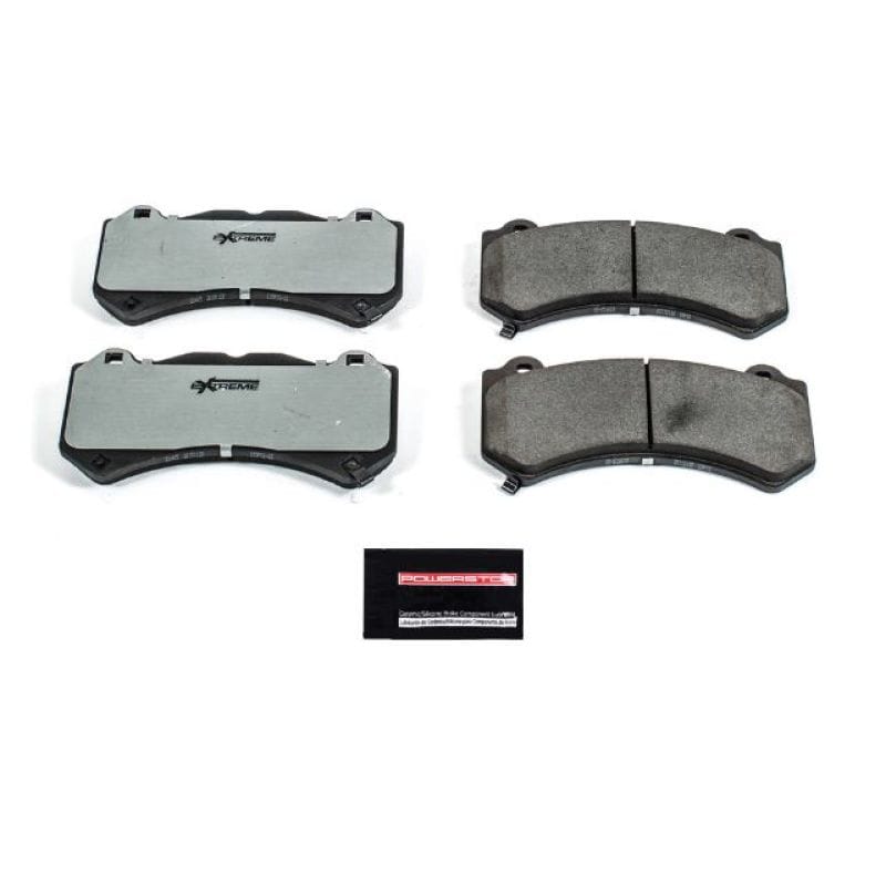 PowerStop — PowerStop - Z26 Performance Carbon-Fiber Ceramic Brake Pads with Hardware Kit