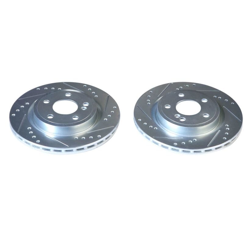 PowerStop — PowerStop Evolution Performance Drilled, Slotted & Plated Brake Rotor Pair