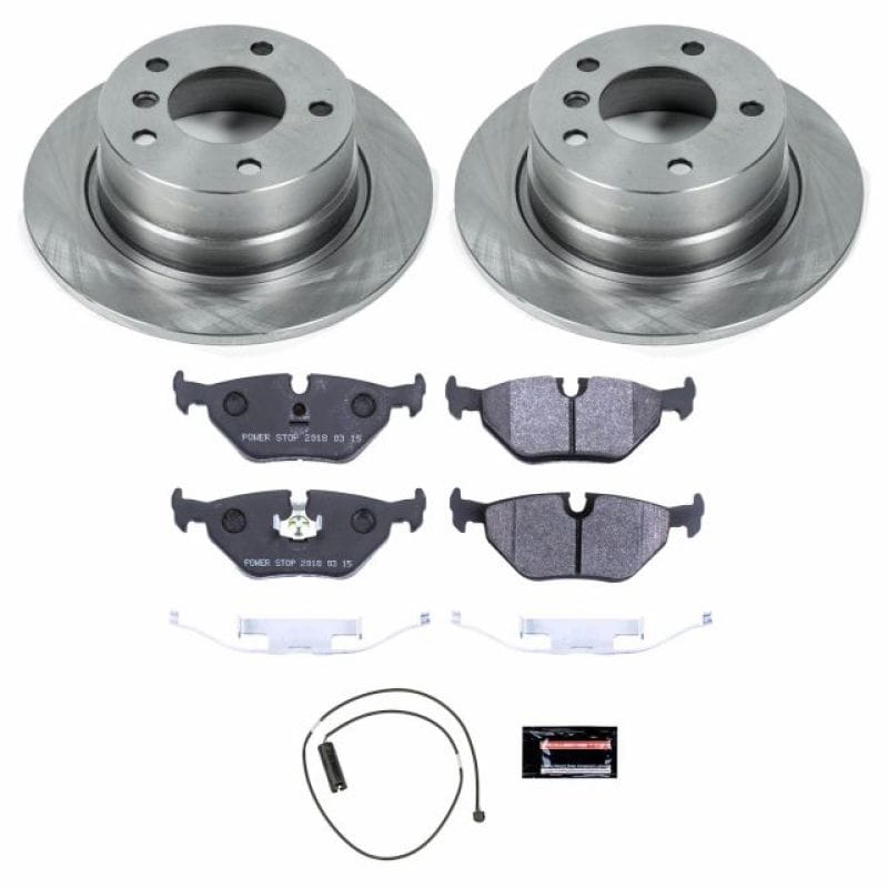 PowerStop — Track Day Spec High-Performance Brake Pad and Rotor Kit
