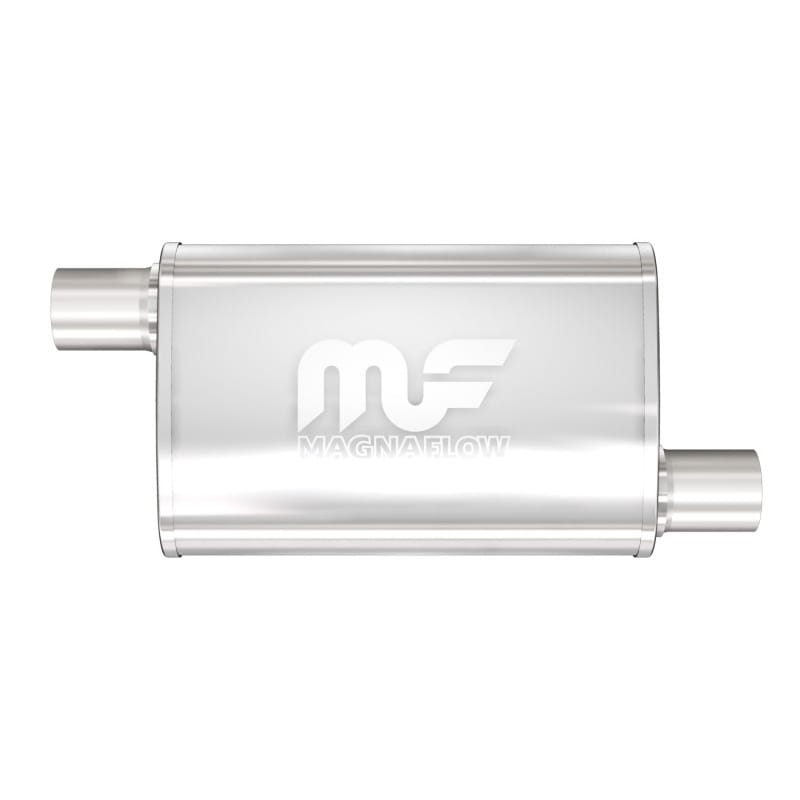 Magnaflow — Straight-Through Performance Muffler; 2.25in. Offset/Offset;  4x14x9 Body
Straight-Through Performance Muffler; 2.25in. Offset/Offset; 4x14x9 Body
