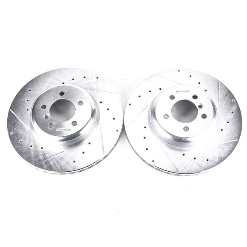 PowerStop — PowerStop Evolution Performance Drilled, Slotted & Plated Brake Rotor Pair