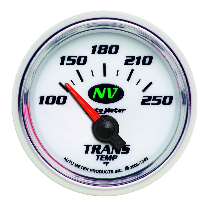 AutoMeter — GAUGE, TRANSMISSION TEMP, 2 1/16", 100-250?F, ELECTRIC, NV