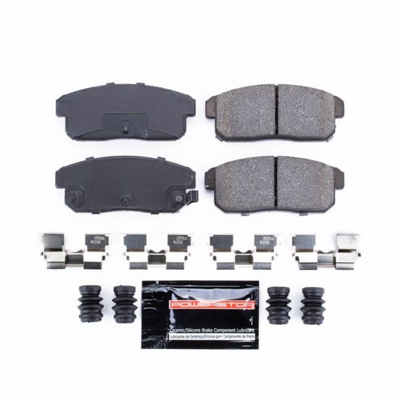 PowerStop — PowerStop - Z23 Daily Driver Carbon-Fiber Ceramic Brake Pads with Hardware Kit