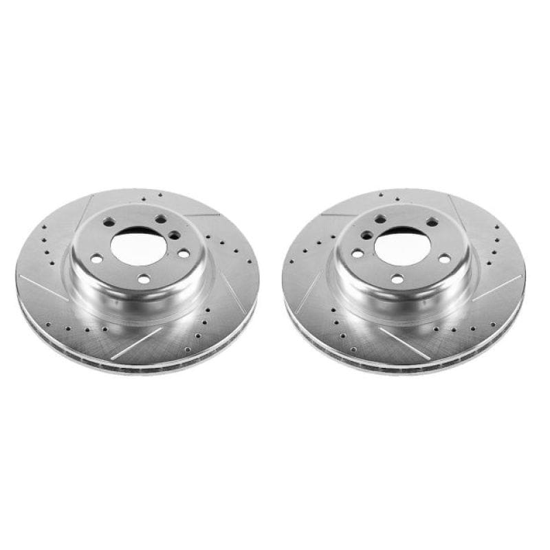 PowerStop — PowerStop Evolution Performance Drilled, Slotted & Plated Brake Rotor Pair