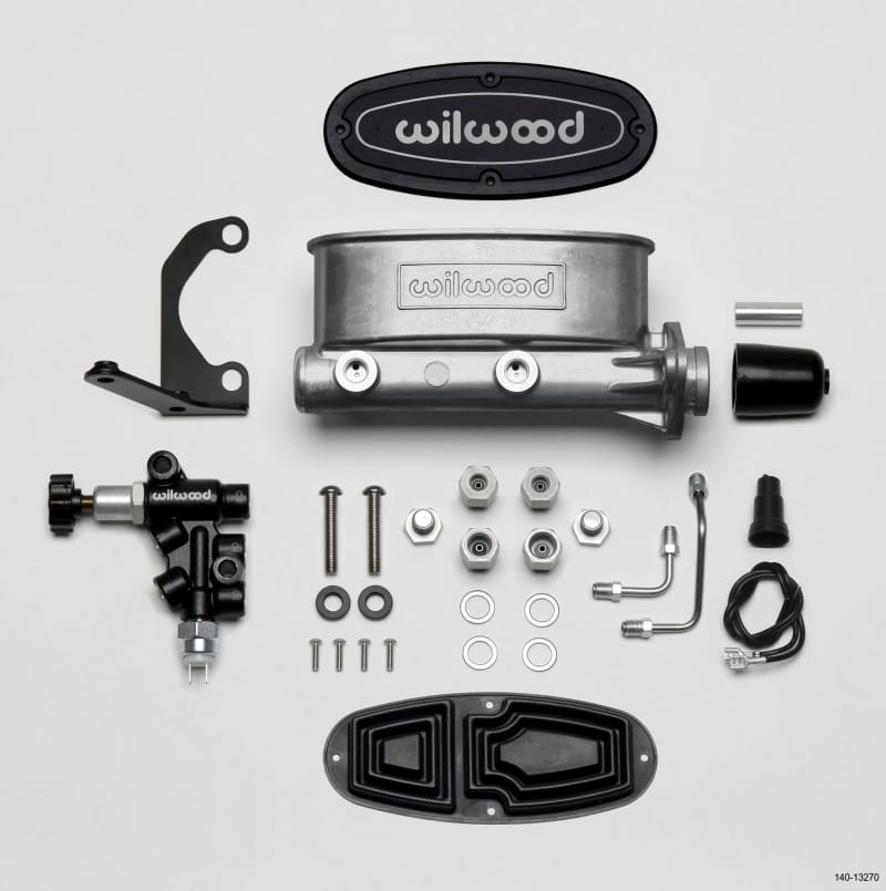 Wilwood — Wilwood HV Tandem M/C Kit w L/H Bracket & Prop Valve - 1 1/8in Bore
M/C,TANDEM KIT