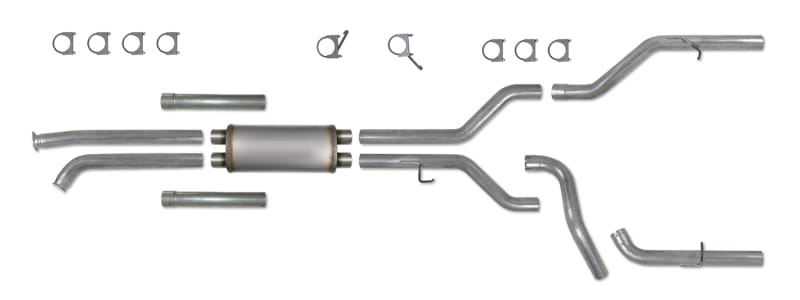 Diamond Eye Performance — Diamond Eye KIT 3-1/2in Catback DUAL GAS AL TOYOTA TUNDRA 5.7L 07-10
KIT; 3.5in.; CBDL; A