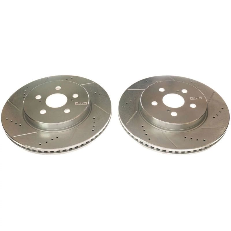 PowerStop — PowerStop Evolution Performance Drilled, Slotted & Plated Brake Rotor Pair