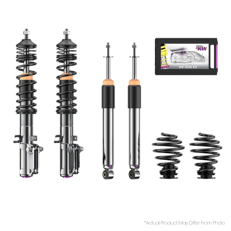 KW — Height Adjustable Coilovers with Independent Compression and Rebound Technology
KW COILOVER KIT V3 CLASSIC - 3527100B-B