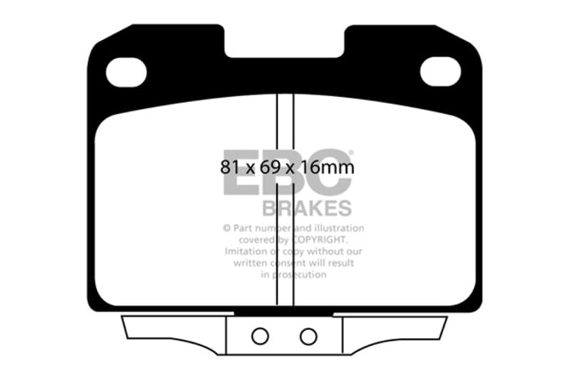 EBC — Greenstuff 2000 Series Sport Brake Pads