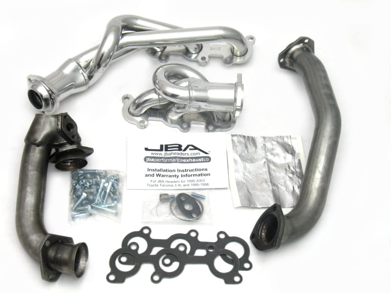 JBA — JBA 01-04 Toyota 3.4L V6 w/o EGR 1-1/2in Primary Silver Ctd Cat4Ward Header
Exhaust Header
