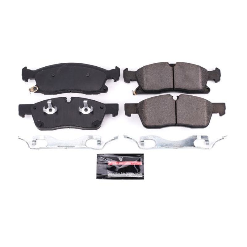 PowerStop — PowerStop - Z23 Daily Driver Carbon-Fiber Ceramic Brake Pads with Hardware Kit