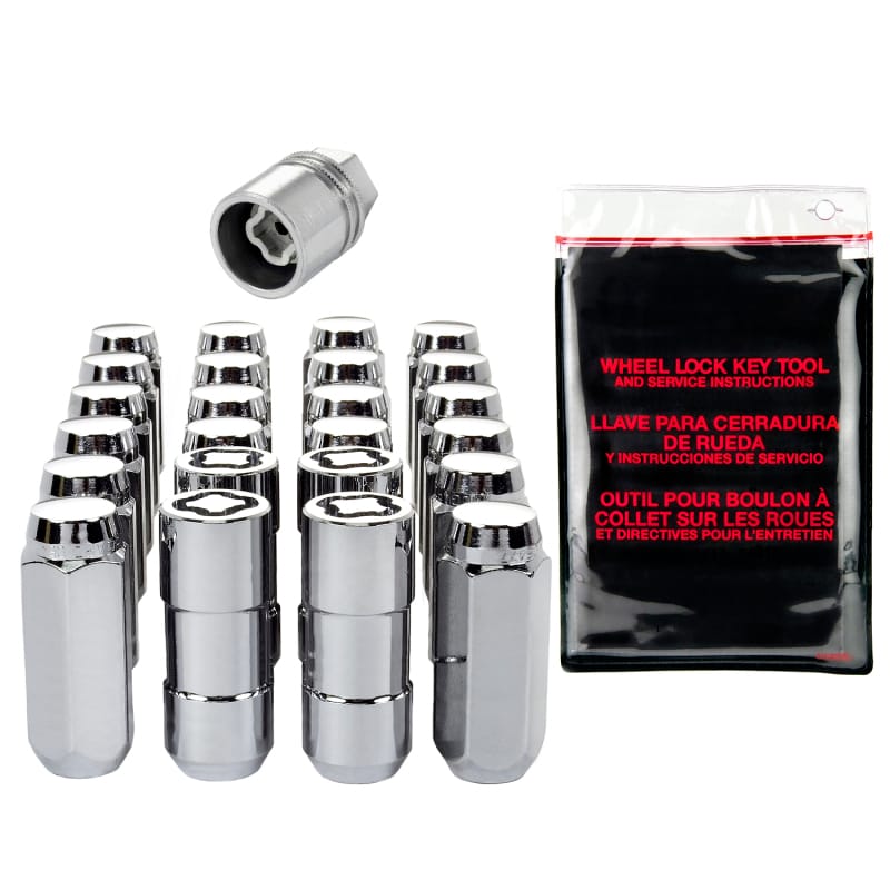 McGard — Cone Seat Exposed Style Wheel Installation Kit-Chrome
