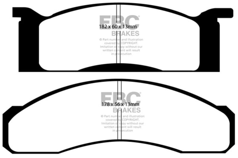 EBC — EBC 70 Ford Fairlane 4.1 Redstuff Front Brake Pads
Disc Brake Pad